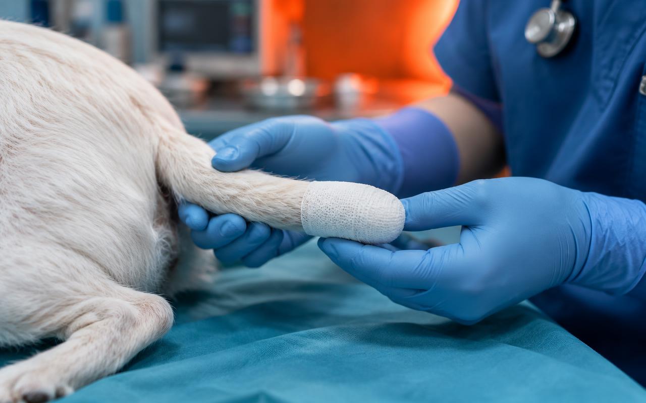 Caudectomia em Cão